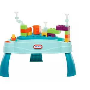 Little Tikes Build and Splash Deluxe Water Table with Block Set - 50pc
